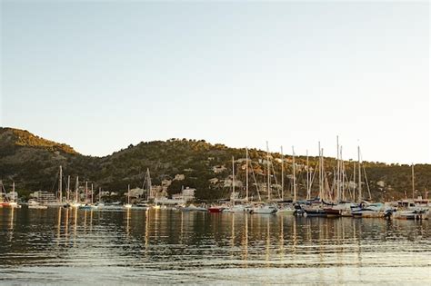 Premium Photo | Sunset in port soller