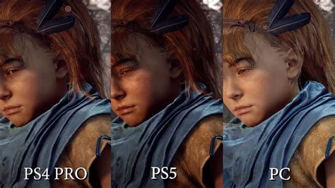 HORIZON ZERO DAWN - PS4 vs PS5 vs PC - YouTube