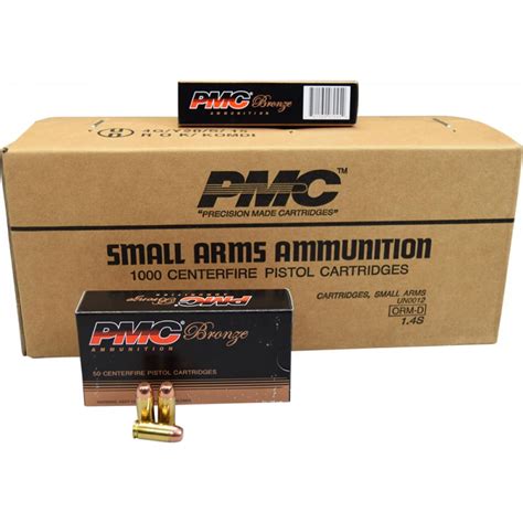 PMC 40 cal Ammo – 1000 Rounds of 180 Grain FMJ-FN Ammunition ...