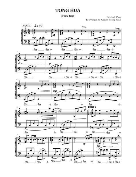 TONG HUA Sheet music for Piano (Solo) | Musescore.com