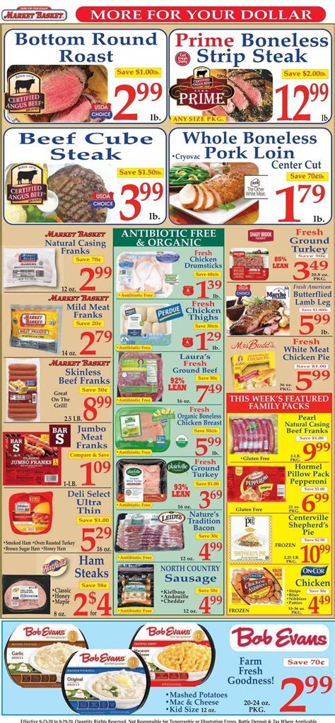 Market Basket Weekly Flyer Aug 23 – Aug 29, 2020