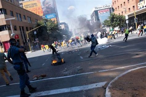 South Africa student protest turns deadly