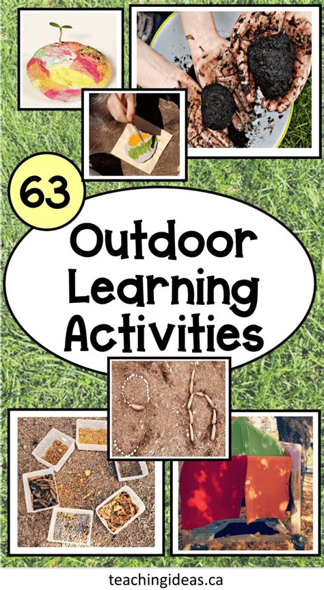 63 Outdoor Learning Activities Kids will Love