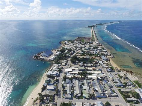 Ebeye looking North. Photo: Anjojo Kabua • Marshall Islands Guide