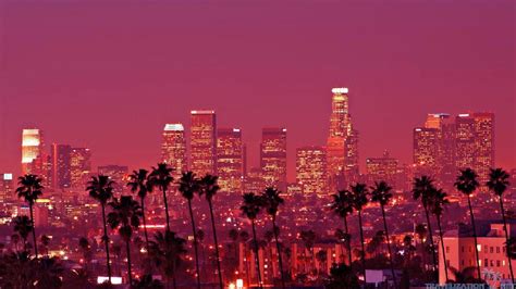 Los Angeles Skyline Wallpapers - Top Free Los Angeles Skyline ...