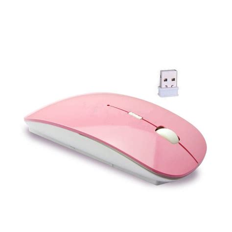 Pink 2.4GHz Wireless Optical Cordless Mouse+USB Receiver for Laptop PC Macbook | Pc laptop ...