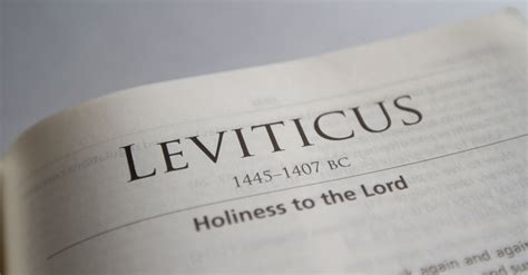 Leviticus - Bible Book Chapters and Summary - New International Version