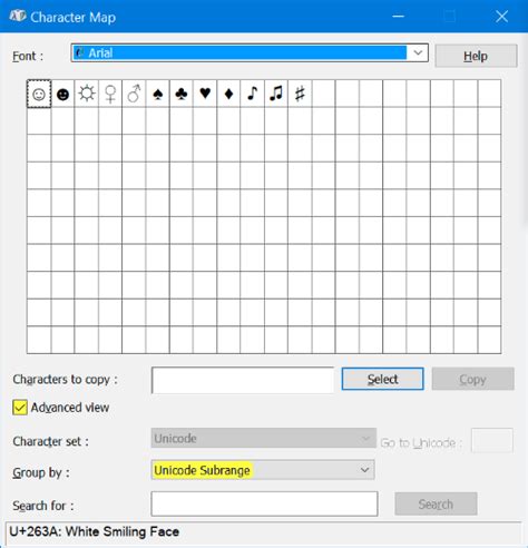 Open and Use Character Map in Windows | Tutorials