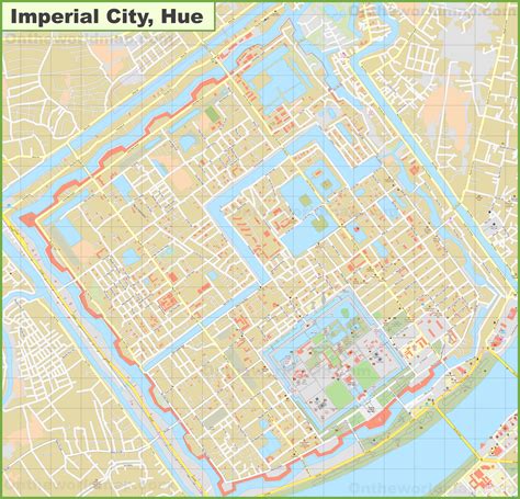 Hue Imperial City Map