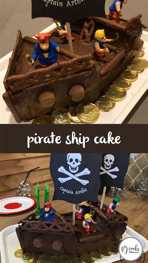 Video: How to Make a Pirate Ship Cake [Video] | Pirate ship cakes ...