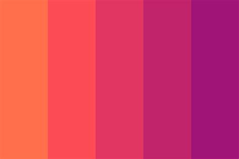 Purple And Orange Color Palette