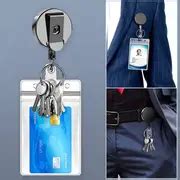 Heavy Duty Retractable Badge Holder Reel Well Metal Id Badge - Temu