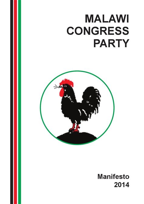 Malawi Congress Party (MCP) Manifesto 2014 by Malawi Congress Party (MCP) - Issuu