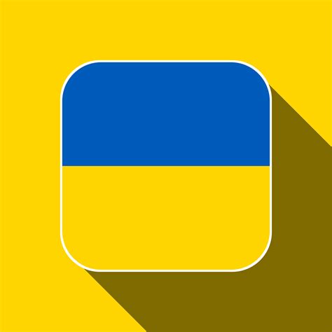 Ukraine flag, official colors. Vector illustration. 11853035 Vector Art ...