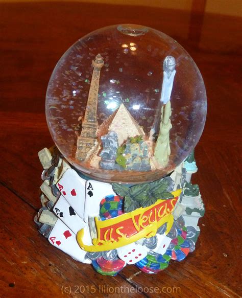 Souvenir Saturday: Las Vegas Snow Globe - Lili on the Loose