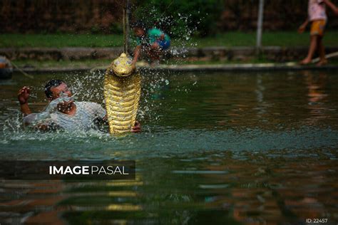 Nag panchami festival, Bhaktapur - buy images of Nepal, stock ...