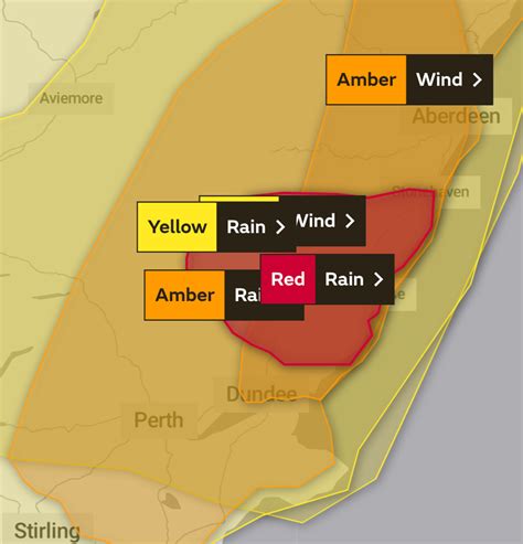 Red weather warning mapped: Where and when will Storm Babet will hit?