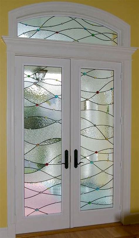 50++ Awesome Decorative Glass Doors Ideas Home to Z | Stained glass door, Sliding glass door ...