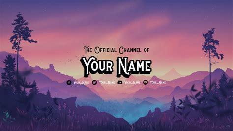 The Valley Twitch Profile Banner | Etsy