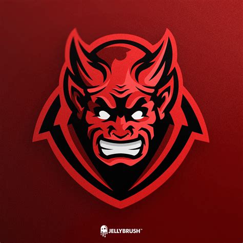 Demon mascot logo | Mascot design, Game logo design, Sports logo ...