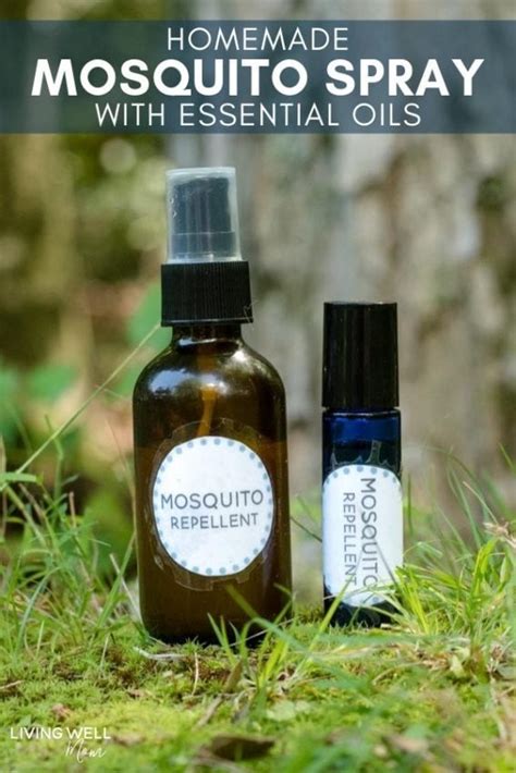 Homemade Mosquito Repellent Spray with Essential Oils + Roll-on