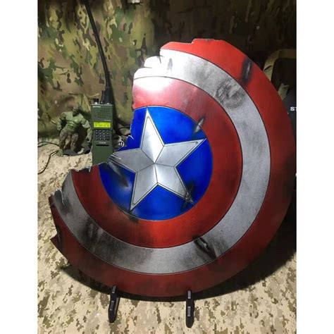 Captain America Broken Shield Metal Prop Replica Avengers - Etsy