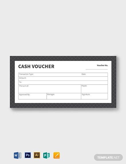 10+ Cash Voucher Templates - PDF, Word, PSD