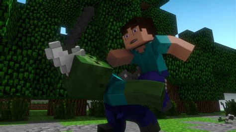 Zombie Elimination - Minecraft Fight Animation - YouTube