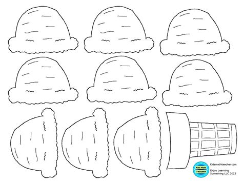 Ice Cream Scoop Coloring Page at GetColorings.com | Free printable ...