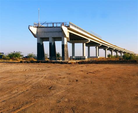 Bridge in Construction Process Stock Photo - Image of metal, construction: 113447858