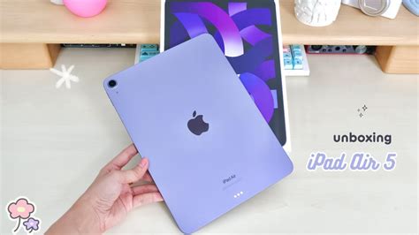 iPad Air 5 Purple: Unboxing with Accessories - YouTube