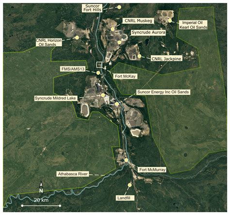 Kearl Oil Sands Project Map