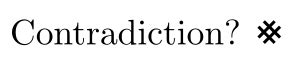 Is there a "contradiction" symbol in some font, somewhere? - TeX ...