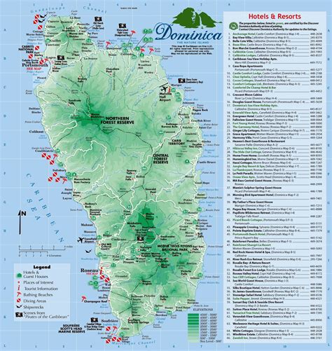 Large Dominica Island Maps for Free Download and Print | High ...