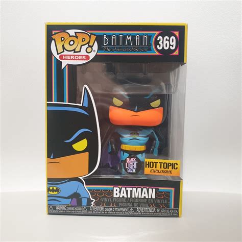 BATMAN The Animated Series Black Light Glow Hot Topic Exclusive Funko Pop, Hobbies & Toys, Toys ...