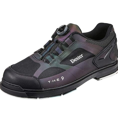 Dexter THE 9 HT BOA Black/Colourshift US9.5 Wide Bowling Shoes Ball ...