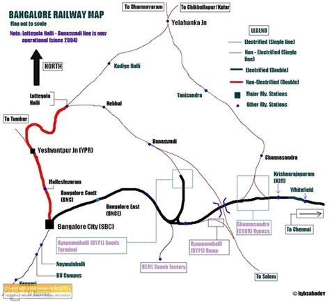 Bangalore Railway Map