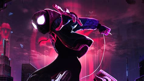 SpiderMan Into The Spider Verse Movie New Arts Wallpaper,HD Movies Wallpapers,4k Wallpapers ...