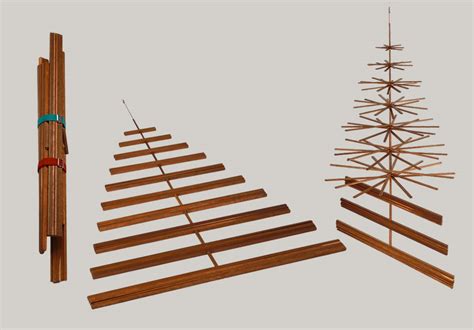 If It's Hip, It's Here (Archives): Modern Wood Christmas Tree By ...