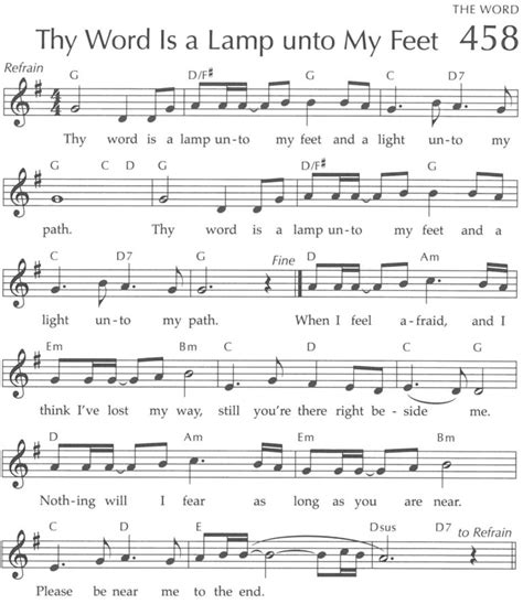 Thy Word is a Lamp Unto My Feet ~ Hymn 458 ‹ First Presbyterian Winter ...