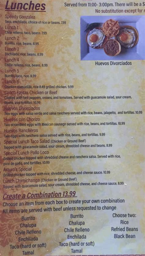 Garcia's Mexican Menu, Horseheads, NY