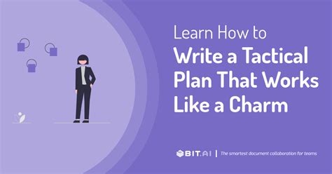 Tactical Plan: What is it & How to Create an Effective One? - Bit Blog