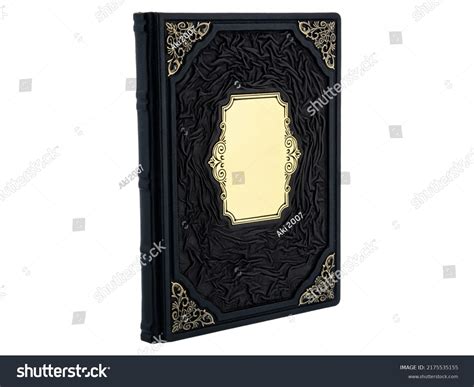 Dark Black Leather Mockup Book Cover Stock Photo 2175535155 | Shutterstock