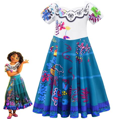 Encanto Mirabel Floral Costume Dress 5074