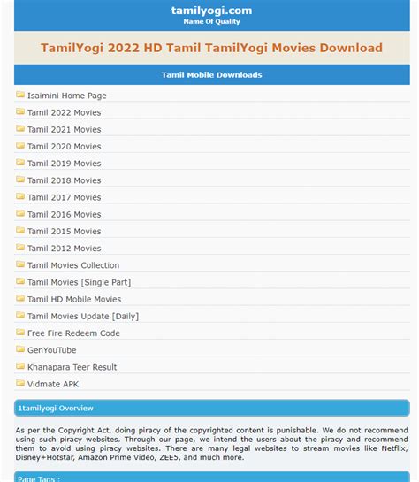 TamilYogi Tamil Movies Hd Download Malayalam Hindi