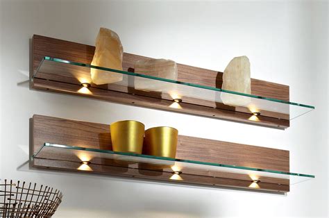 Decorative Wooden Floating Shelf As Well As Wall Mounted Shelving Systems Plus Wall Tv ...