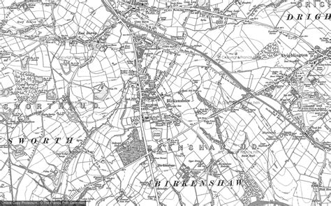 Old map of Birkenshaw