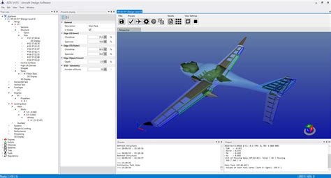 Screenshots Aircraft Design Software - OAD