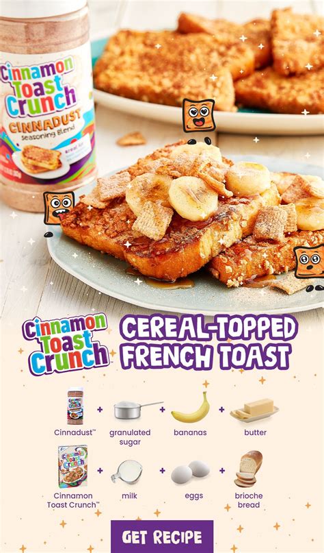 Cinnamon Toast Crunch™ Cereal-Topped French Toast | Cinnamon Toast Crunch | Recipe | Cinnamon ...