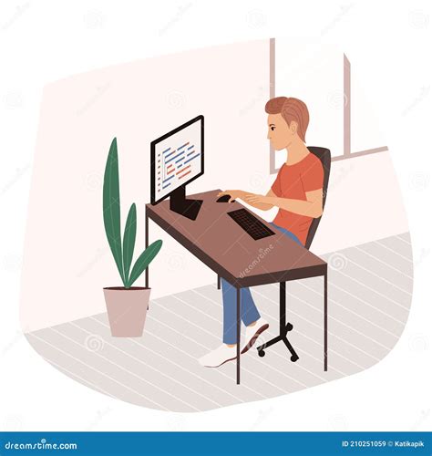 Software Developer Cartoon Stock Illustrations – 1,273 Software ...